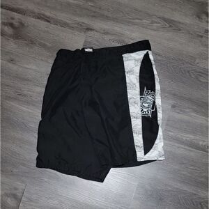 Mma-elite Men's Black and White Shorts